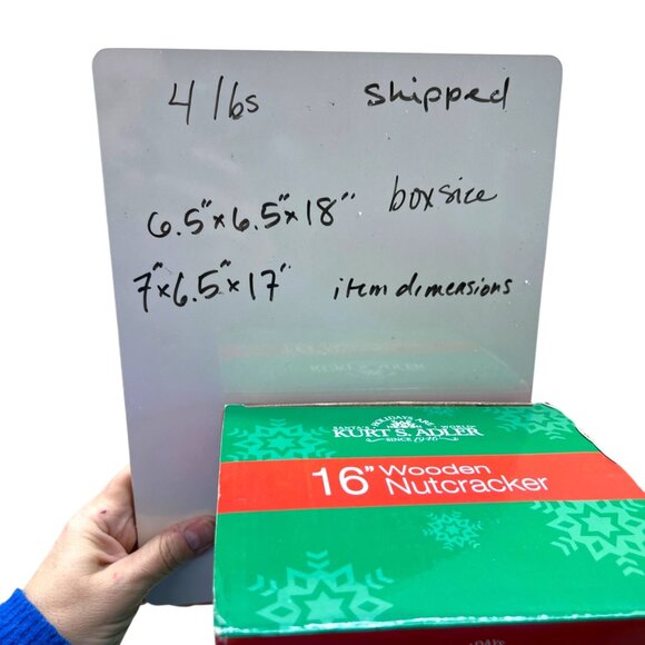 Kurt S. Adler Gingerbread 16" Nutcracker Candy Cane Gingerbread Details NIB - Picture 15 of 15